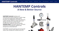 Desktop Screenshot of hantempcontrols.com